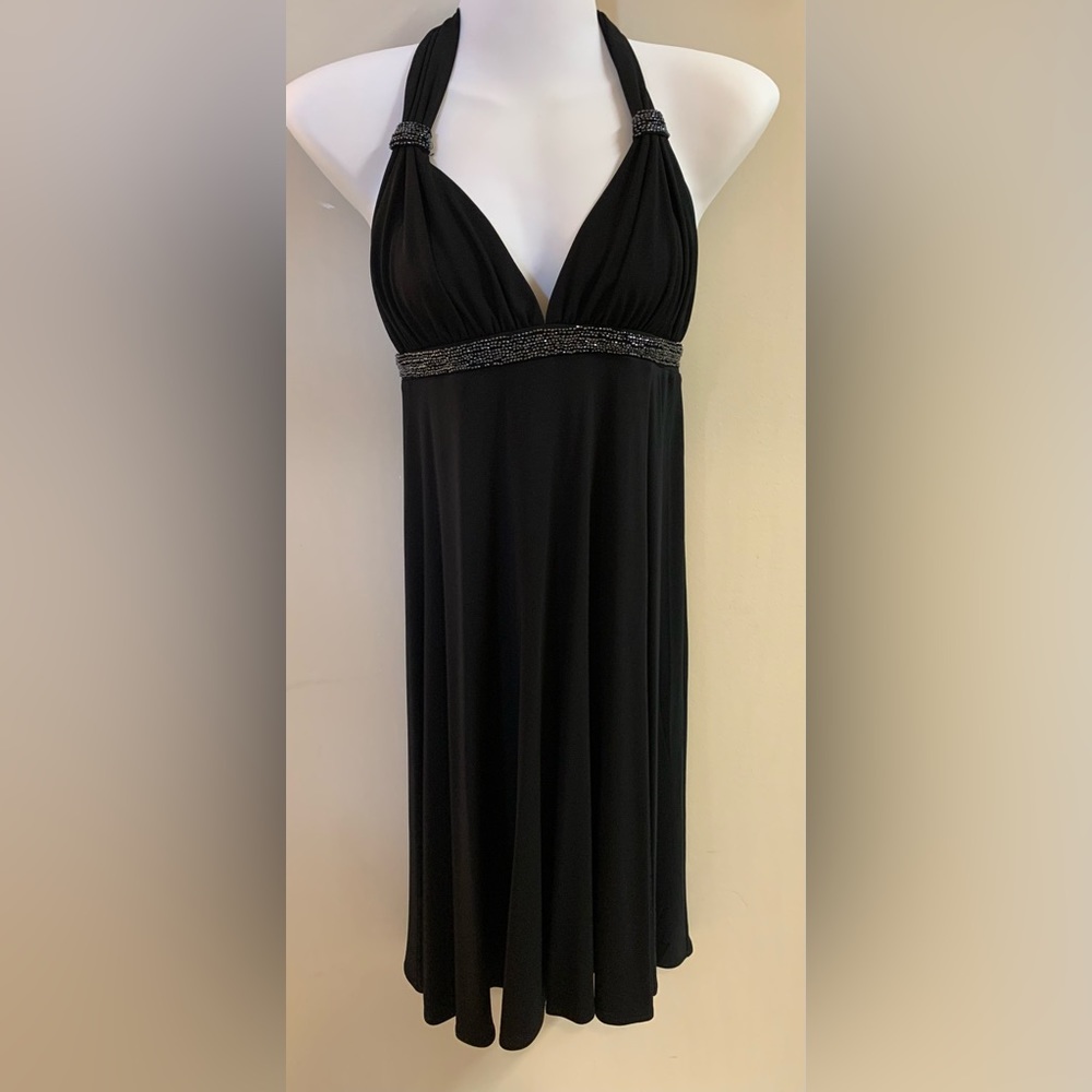 Express Black Halter Dress